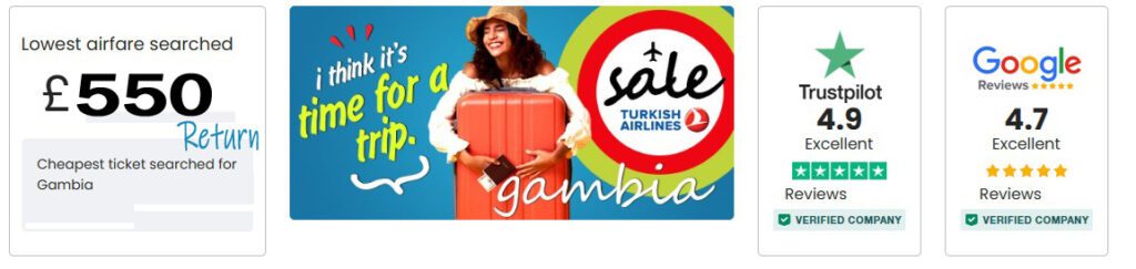 Flights to Gambia