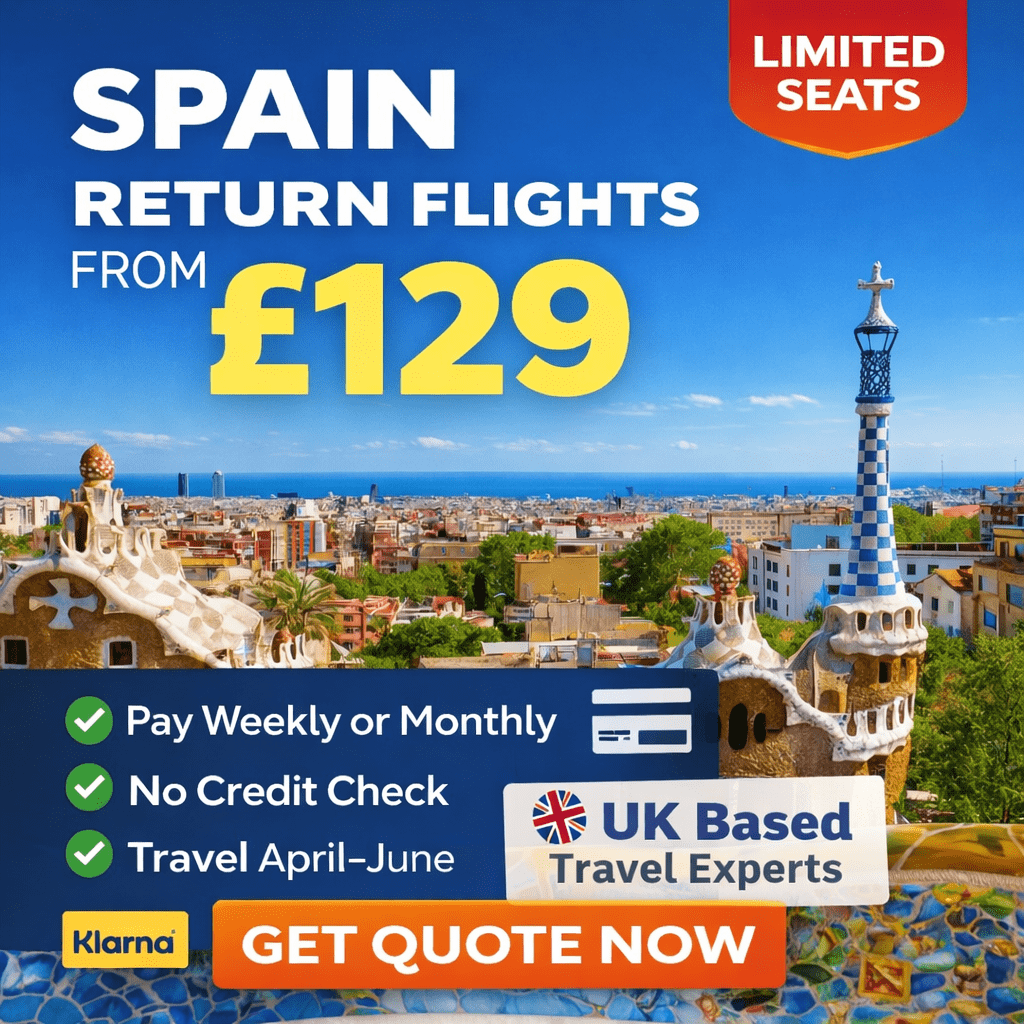 Flights to Spain from the UK