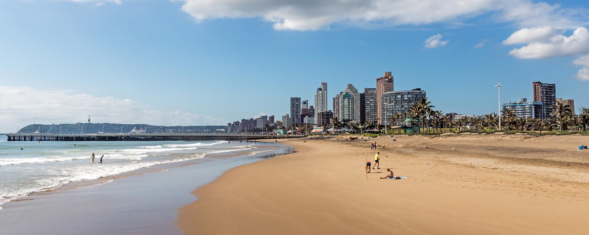 Flights from UK to Durban South Africa beachfront