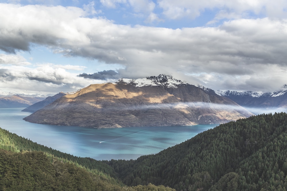 Queenstown style mountain landscape in New Zealand